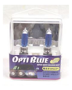 Opti-Blue 9006 Super White Xenon 12V 55W Halogen Bulb