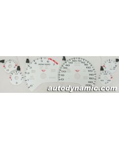 Chevrolet Corvette 97-01 C5 Glow Gauges Blue/Green