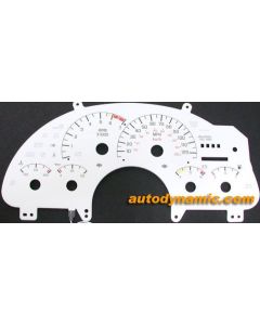 Pontiac Trans Am/Firebird 93-96 with 120 mph Glow Gauges Blue/Green