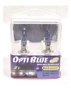 Opti-Blue H1 Super White Xenon 12V 55W Halogen Bulb