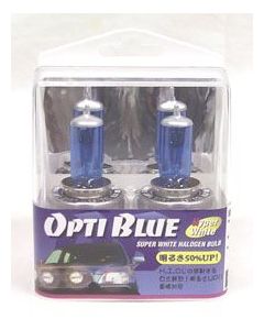 Opti-Blue H4 Super White Xenon 12V 100/90W Halogen Bulb