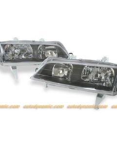 Honda Accord 94-97 JDM Style Black Headlights