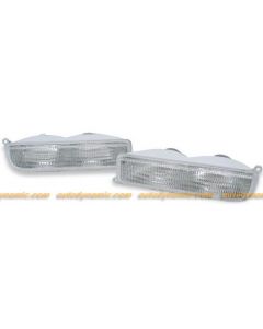 Jeep Cherokee 97-01 Clear Front Bumper Lamps 