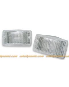 Jeep Wrangler 97-02 Clear Front Bumper Lamps 