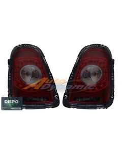 MINI COOPER/COOPER S HATCHBACK 07-10 TAIL LIGHTS LED SMOKE LENS