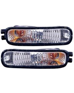 NISSAN ALTIMA 93-97 BUMPER SIGNAL LIGHTS DIAMOND BLACK