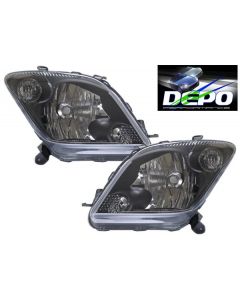 SCION XA 04-05 HEAD LIGHTSOE STYLE BLACK BEZEL