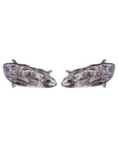 TOYOTA COROLLA 03-08 HEAD LIGHTS PROJECTOR CHROME